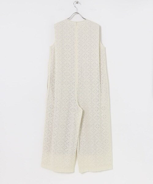 URBAN RESEARCH（アーバンリサーチ）の「Square Lace オールインワン（サロペット/オーバーオール・レディース・ブラック/オフ・S）」の16枚目の写真