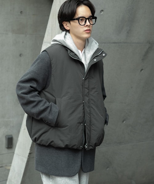 SENSE OF PLACE by URBAN RESEARCH（センスオブプレイスバイアーバンリサーチ）の「ナイロンユーティリティーベスト（その他アウター・メンズ・BLACK/CHARCOAL・M/L）」の18枚目の写真