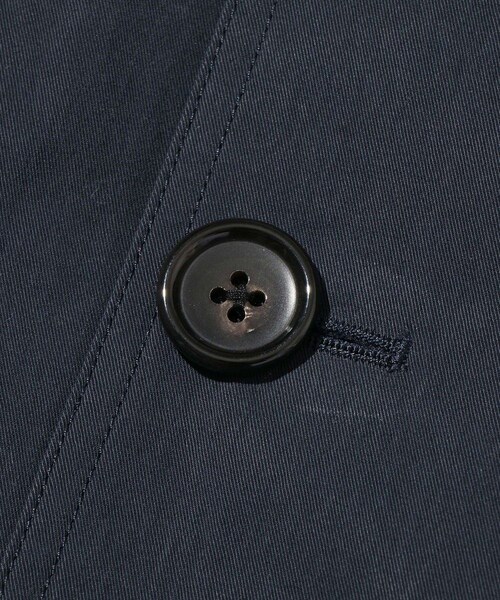 ADAM ET ROPE'（アダムエロペ）の「COTTON GABARDINE COAT（ステンカラーコート・メンズ・カーキ/ネイビー・L/M）」の22枚目の写真