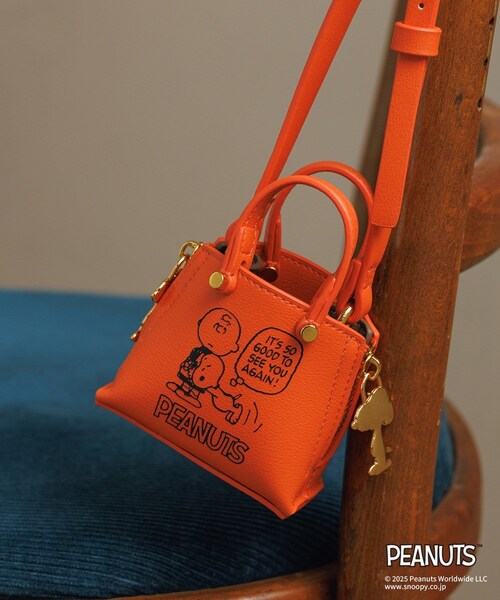 ROPE'（ロペ）の「【WEB限定/一部店舗限定】【E'POR×PEANUTS】別注 Y BAG Pico（ハンドバッグ・レディース・ブラック/オフホワイト/レッド・F）」の8枚目の写真