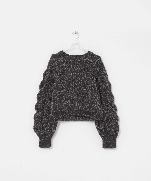LAATO（ラート）の「lantern long sleeve knit（ニット/セーター・レディース・インク/クリーム・Free）」の13枚目の写真