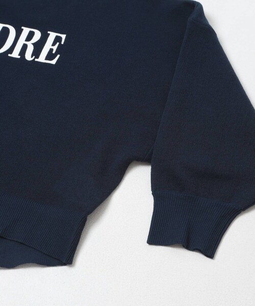 ITEMS URBANRESEARCH(アイテムズ アーバンリサーチ)の「シアーロゴニット(ニット/セーター・レディース・GRY/BRN/NVY・Free)」の11枚目の写真