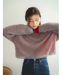 Ungrid | モヘヤ混シアーニット(ニット/セーター)