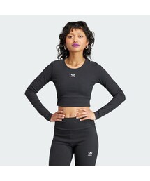 adidas | エッセンシャルズ リブ 長袖Tシャツ(Tシャツ/カットソー)