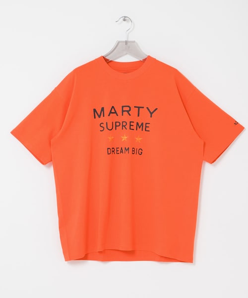 URBAN RESEARCH(アーバンリサーチ)の「URBAN RESEARCH×MARTY SUPREME×A24 SOLID 3STAR LOGO T-SHIRTS(Tシャツ/カットソー・メンズ・WHITE/BLACK/ORANGE・M/L/XL)」の4枚目の写真