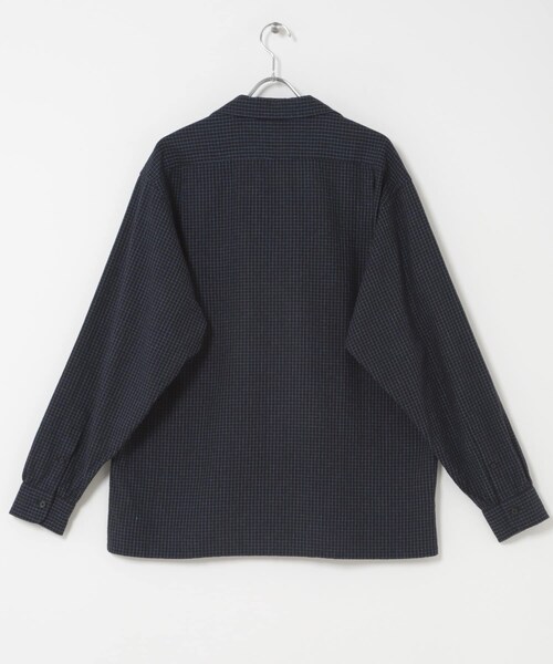 URBAN RESEARCH(アーバンリサーチ)の「A PRESSE Silk Nep Loop Collar Shirts(シャツ/ブラウス・メンズ・BLACK・2/3)」の7枚目の写真