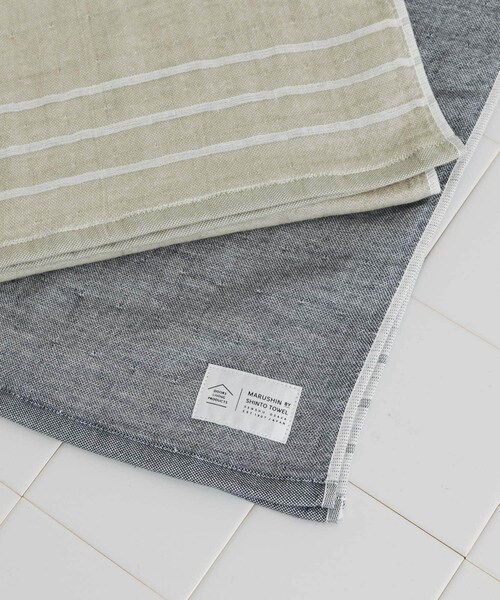 URBAN RESEARCH DOORS（アーバンリサーチドアーズ）の「DOORS LIVING PRODUCTS　ガーゼパイル フェイスタオル（タオル・メンズ・ウォームグレー/シャドウ・-）」の14枚目の写真