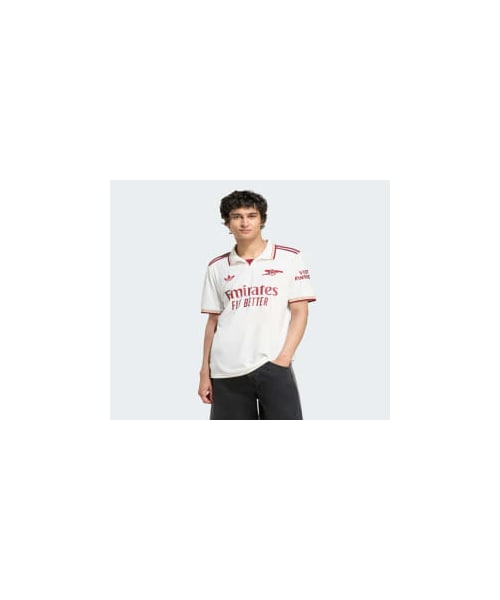 adidas(アディダス)の「アーセナル 25/26 サードユニフォーム(トップス・メンズ・ホワイト・XS/S/M/L/XL/2XL/3XL/4XL/5XL/6XL)」の15枚目の写真