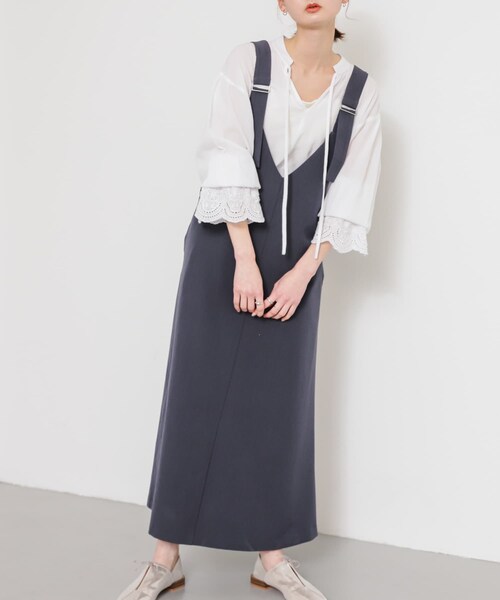 SENSE OF PLACE by URBAN RESEARCH(センスオブプレイスバイアーバンリサーチ)の「スカラップレースヨウリュウブラウス(シャツ/ブラウス・レディース・BLACK/OFF WHITE/CORAL・one)」の13枚目の写真