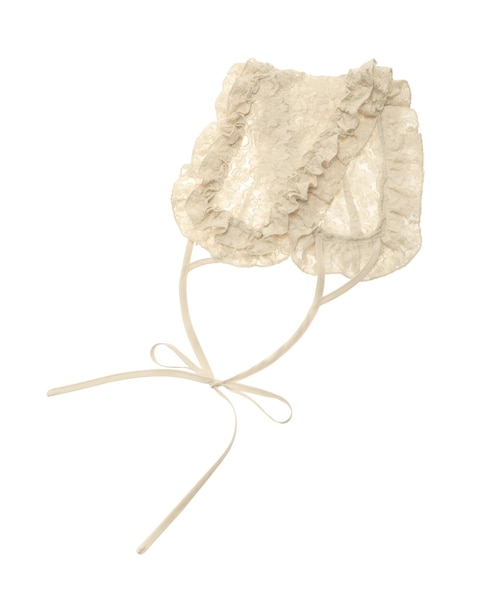 merry jenny（メリージェニー）の「lace frill headpiece（その他ヘアアクセサリー・レディース・オフホワイト/ブラック/ベージュ・F）」の12枚目の写真
