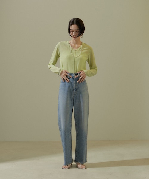 ADAM ET ROPE'（アダムエロペ）の「【J'aDoRe・店舗限定】【ERICKA NICOLAS BEGAY（エリッカニコラスビゲイ）】ナバホパールネックレス3mm/80cm（ネックレス・レディース・シルバー・F）」の6枚目の写真