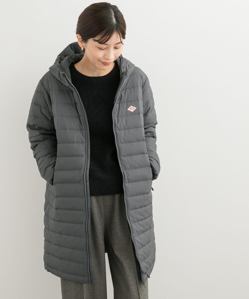URBAN RESEARCH DOORS（アーバンリサーチドアーズ）の「DANTON　MIDDLE DOWN HOODED COAT（その他アウター・レディース・M.GREY/BLACK/GREIGE・S）」の9枚目の写真