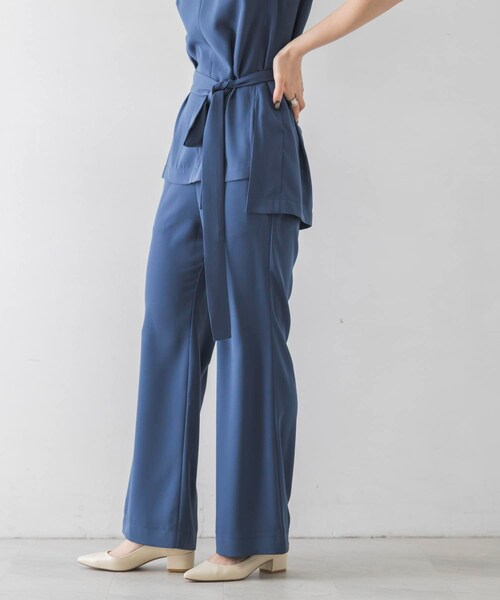 URBAN RESEARCH(アーバンリサーチ)の「LA MAISON ベルト付きセットアップ(セットアップ・レディース・BLUE/BROWN・S/M)」の19枚目の写真