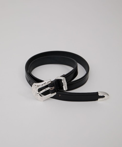ADAM ET ROPE'(アダムエロペ)の「【TORY LEATHER(トリーレザー)】3/4inch Western Belt/ベルト(ベルト・レディース・ブラック/ブラウン・F)」の8枚目の写真