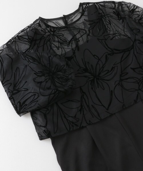 ITEMS URBANRESEARCH（アイテムズ アーバンリサーチ）の「チュールトップス×オールインワンセット（サロペット/オーバーオール・レディース・BLK/BEG・FREE）」の11枚目の写真