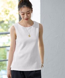 nissen | 綿１００％ドライタッチワッフルタンクトップ（UVカット・吸汗速乾）＜大きいサイズ有＞(キャミソール)
