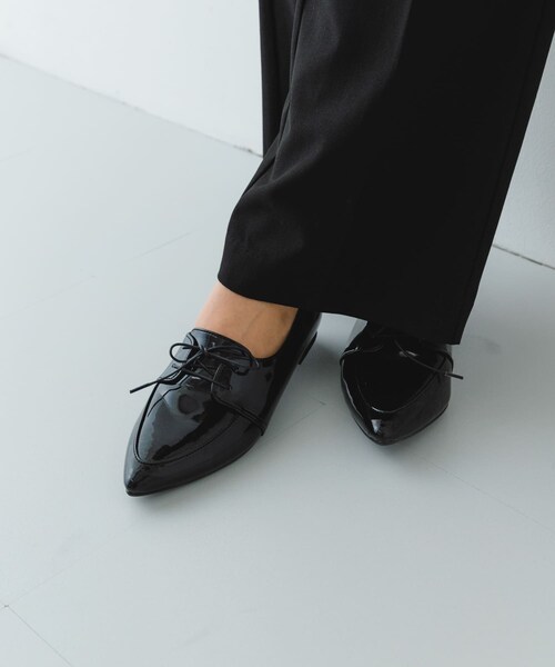 RODE SKO（ロデスコ）の「『MADE IN JAPAN』ポインテッドレースアップシューズ（ドレスシューズ・レディース・MOCHA/BLACK・36/37/38）」の18枚目の写真