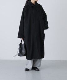 かぐれ | ウールバルカラーコート(ステンカラーコート)