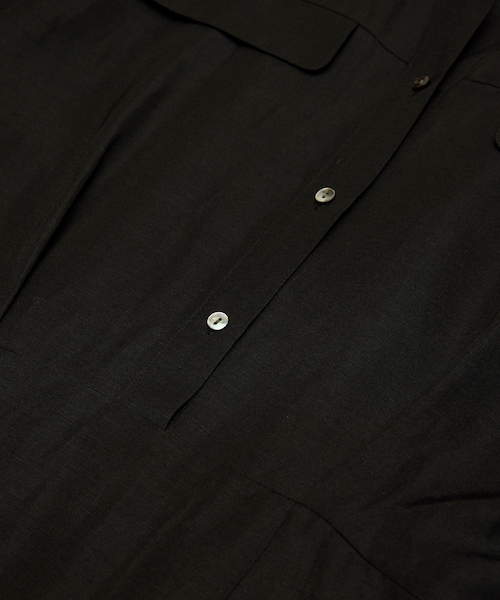 ROPE'（ロペ）の「スキッパーIラインワンピース（ワンピース・レディース・ブラック/ベージュ・36/38）」の14枚目の写真