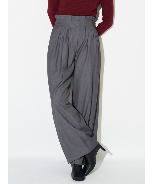 ELENDEEK（エレンディーク）の「WAIST PIN TUCK PT（その他パンツ・レディース・グレー/ブラック・01/02）」の12枚目の写真