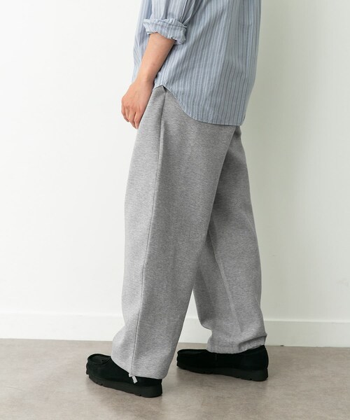 URBAN RESEARCH Sonny Label（アーバンリサーチサニーレーベル）の「リラックスワイドスウェットパンツ（スウェットパンツ・メンズ・ブラック/杢グレー・M/L）」の6枚目の写真