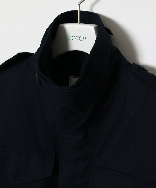 ADAM ET ROPE'（アダムエロペ）の「MENS【HYKE】M-51 TYPE FIELD JACKET/BIG FIT（ミリタリージャケット・メンズ・オリーブ/ネイビー・L）」の10枚目の写真