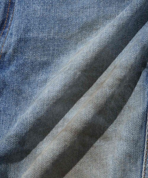 ADAM ET ROPE'（アダムエロペ）の「【NVRFRGT/ネヴァーフォーゲット】3D TWISTED JORTS（デニムパンツ・メンズ・ブルー系・1/2）」の16枚目の写真