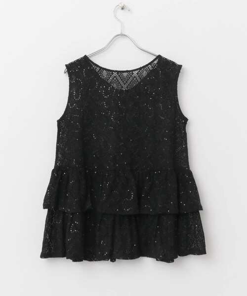 ITEMS URBANRESEARCH(アイテムズ アーバンリサーチ)の「シアースパンコールペプラムトップス(その他トップス・レディース・L.BEG/BLK・FREE)」の12枚目の写真