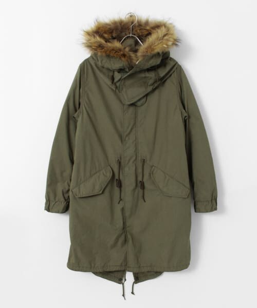 URBAN RESEARCH（アーバンリサーチ）の「ALPHA INDUSTRIES×URBAN RESEARCH iD　別注M65 PARKA（モッズコート・メンズ・KHAKI/BLACK・XS/S/M/L）」の2枚目の写真