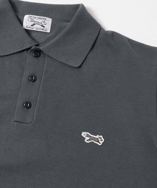 URBAN RESEARCH DOORS(アーバンリサーチドアーズ)の「『別注』PENNEYS×DOORS THE FOX ハイゲージ ニットポロ(ニット/セーター・メンズ・L.GRAY/BROWN/NAVY・M/L)」の12枚目の写真