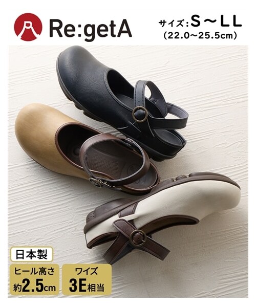 nissen（ニッセン）の「リゲッタツヴォル　ストラップシューズ（その他シューズ・メンズ・ブラック/ライトオーク/アイボリー・S=22.0~22.5cm/3E/M=23.0~23.5cm/3E/L=24.0~24.5cm/3E/LL=25.0~25.5cm/3E）」の2枚目の写真