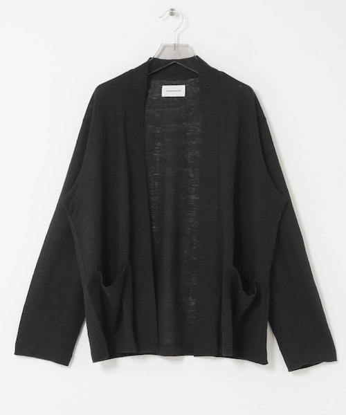 URBAN RESEARCH（アーバンリサーチ）の「MARKAWARE　JAPANESE CARDIGAN（カーディガン/ボレロ・メンズ・BLACK・1/2）」の3枚目の写真