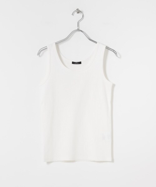 ITEMS URBANRESEARCH（アイテムズ アーバンリサーチ）の「ribタンクトップ（タンクトップ・レディース・BLK/OFF/CML/BEG・Free）」の6枚目の写真