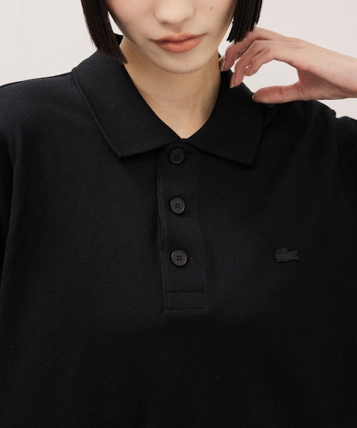 ADAM ET ROPE'(アダムエロペ)の「【LACOSTE for ADAM ET ROPE'】別注 Classic Polo(ポロシャツ・レディース・ブラック/ワイン系/クリーム・36)」の18枚目の写真