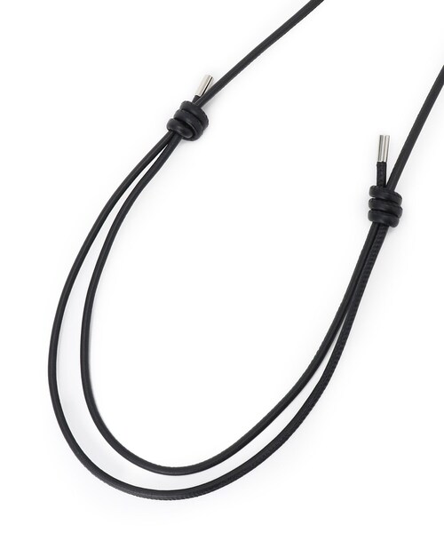 ADAM ET ROPE'（アダムエロペ）の「【ITTI/イッチ】HERRIE KINCHAKU SHOULDER -MM / DIPLO SKY（ハンドバッグ・メンズ・ブラック・F）」の8枚目の写真