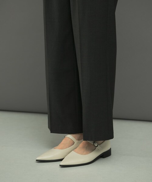 URBAN RESEARCH ROSSO（アーバンリサーチロッソ）の「ウール混ウォッシャブルイージーパンツ（その他パンツ・レディース・CHARCOAL/L/GRAY/YELLOW・36/38）」の15枚目の写真