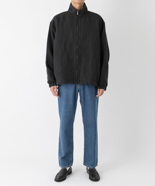URBAN RESEARCH（アーバンリサーチ）の「new basic Wool/Linen Track Jacket（ブルゾン・メンズ・CHARCOAL/NAVY ST・M/L）」の8枚目の写真