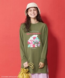 nissen | 大きいサイズ色々選べるチュニックトレーナー／サンリオキャラクター(チュニック)