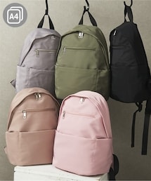 nissen | ツイル素材シンプル多ポケット軽量リュックサック（Ａ４対応）(バックパック/リュック)