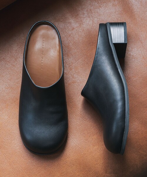 SENSE OF PLACE by URBAN RESEARCH（センスオブプレイスバイアーバンリサーチ）の「ワイドトゥヒールスリッポン（その他シューズ・レディース・BLACK/BROWN・S/M/L）」の10枚目の写真