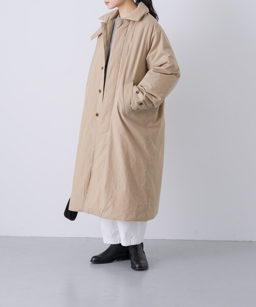 かぐれ（カグレ）の「コットンダウンコート（その他アウター・レディース・BEIGE/INK BLACK・Free）」の21枚目の写真