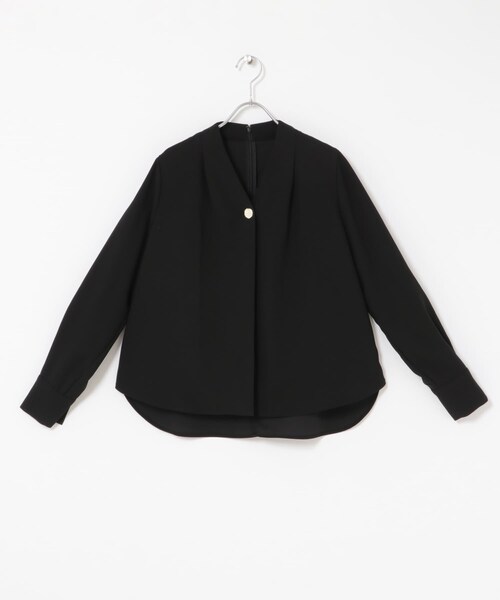 URBAN RESEARCH ROSSO（アーバンリサーチロッソ）の「Vネックボタンデザインブラウス（シャツ/ブラウス・レディース・WHITE/BLACK・FREE）」の13枚目の写真