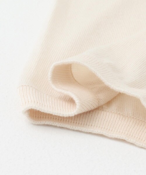 かぐれ（カグレ）の「オーガニックコットンニットレギンス（レギンス/スパッツ・レディース・IVORY/CHARCOAL・FREE/Free）」の7枚目の写真