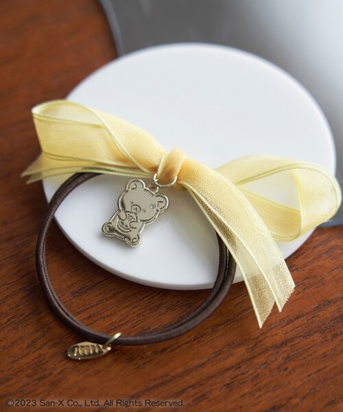 ROPE' PICNIC（ロペピクニック）の「【Rilakkuma(リラックマ) 】meets ROPE' PICNIC/オーガンジーヘアポニー（ヘアゴム・レディース・キナリ/ラベンダー/イエロー・F）」の13枚目の写真