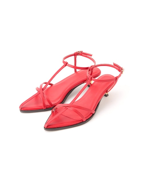 VIS（ビス）の「ナロークロスメタルヒールサンダル（サンダル・レディース・ブラック/レッド・L/M/S）」の18枚目の写真