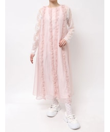 merry jenny | airy frillロングワンピース(ワンピース)