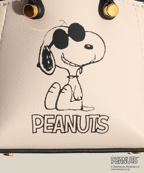ROPE'（ロペ）の「【WEB限定/一部店舗限定】【E'POR×PEANUTS】別注 Y BAG Pico（ハンドバッグ・レディース・ブラック/オフホワイト/レッド・F）」の20枚目の写真