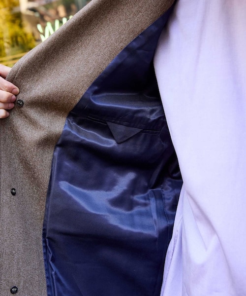 ADAM ET ROPE'(アダムエロペ)の「【CHRYSALIS/クリサリス】CHESTERFIELD(チェスターコート・メンズ・ベージュ・38/40)」の20枚目の写真