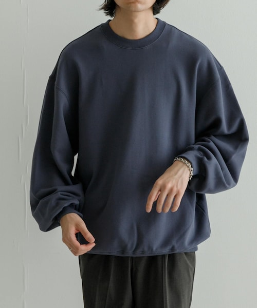 URBAN RESEARCH（アーバンリサーチ）の「COMFORT CREWNECK SWEAT（スウェット・メンズ・GRAY/BLACK/BLUE GRAY/YELLOW・M/L）」の3枚目の写真