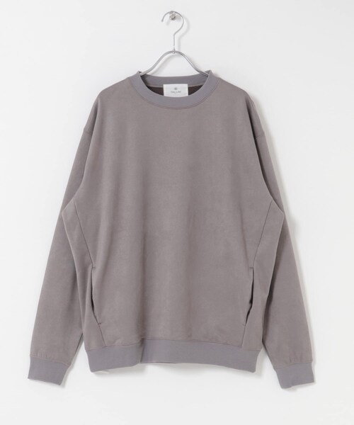 URBAN RESEARCH Sonny Label（アーバンリサーチサニーレーベル）の「クリーミータッチクルーネックプルオーバー（スウェット・メンズ・グレージュ/チャコール/ブルー・M/L/XL）」の12枚目の写真